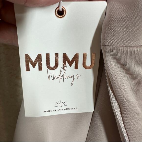 Show Me Your MuMu lIGHT Purple Sleeveless V-Neck Sheath Maxi‎ Dress XXS - Picture 12 of 14